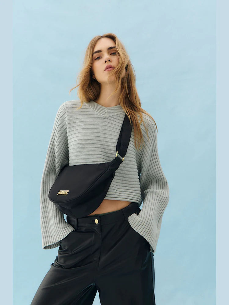 Black Qualify Sling Bag